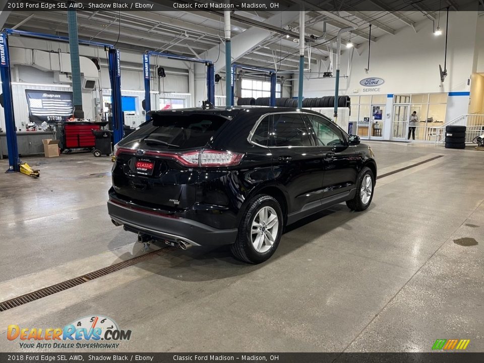 2018 Ford Edge SEL AWD Shadow Black / Ebony Photo #5