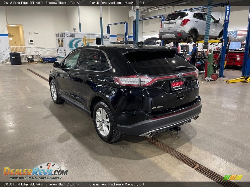 2018 Ford Edge SEL AWD Shadow Black / Ebony Photo #7