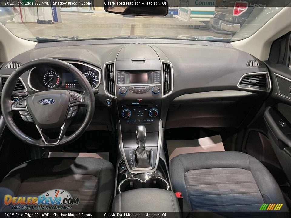 2018 Ford Edge SEL AWD Shadow Black / Ebony Photo #10