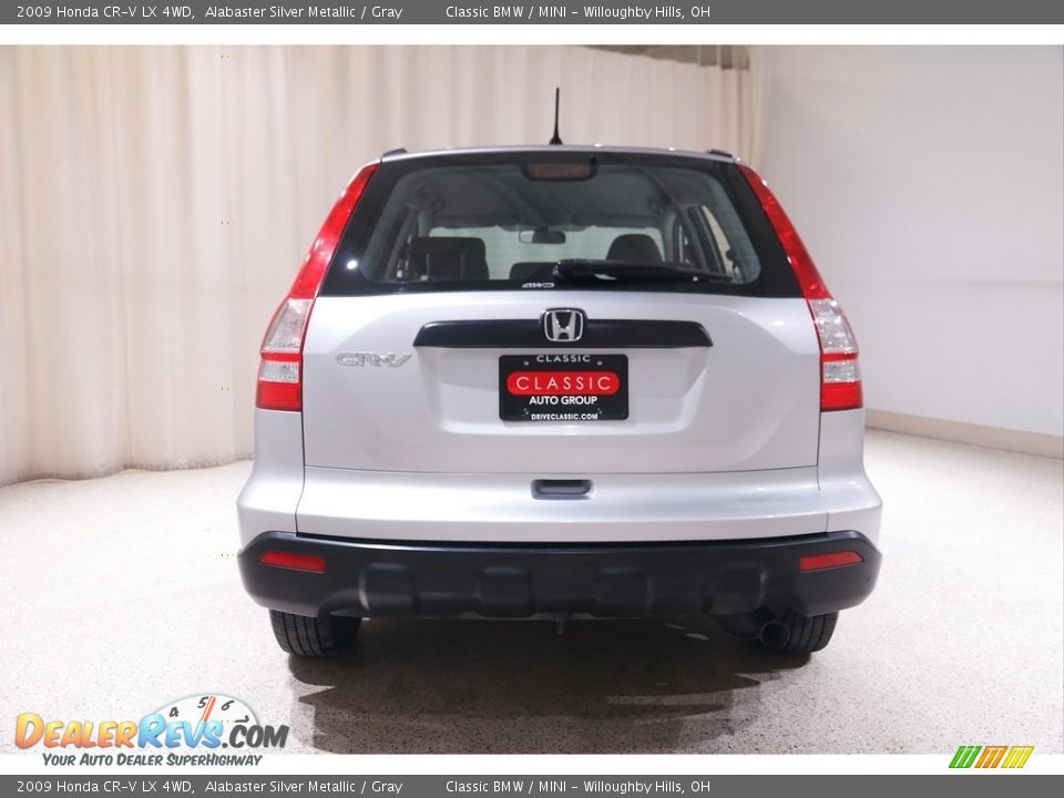 2009 Honda CR-V LX 4WD Alabaster Silver Metallic / Gray Photo #15