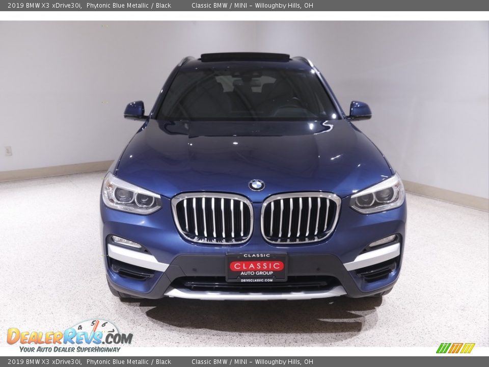 2019 BMW X3 xDrive30i Phytonic Blue Metallic / Black Photo #2