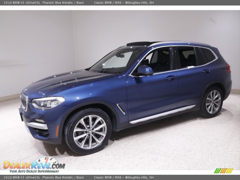 2019 BMW X3 xDrive30i Phytonic Blue Metallic / Black Photo #3