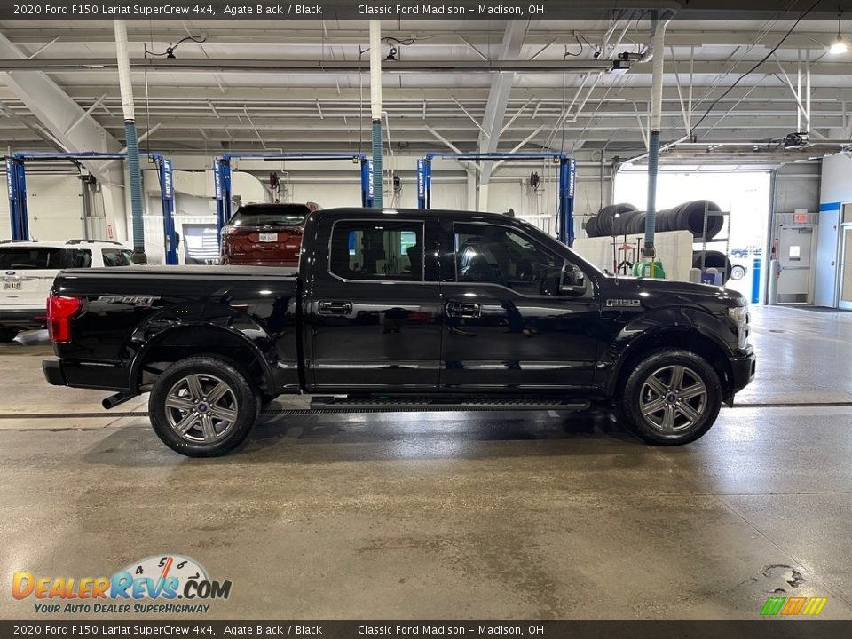 2020 Ford F150 Lariat SuperCrew 4x4 Agate Black / Black Photo #4