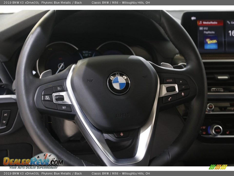 2019 BMW X3 xDrive30i Phytonic Blue Metallic / Black Photo #7