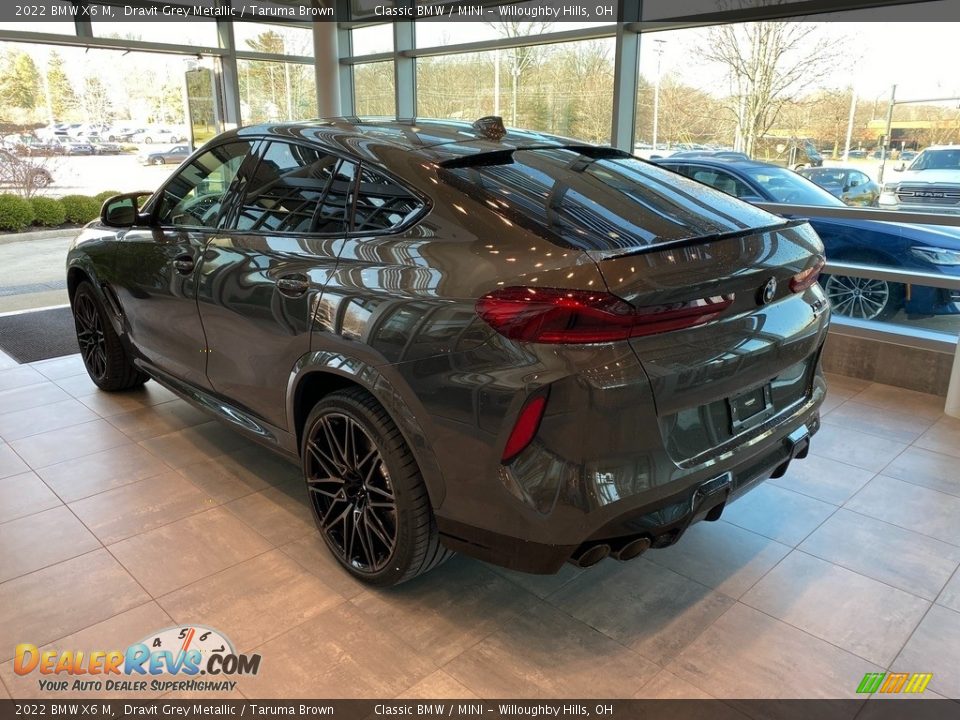 2022 BMW X6 M Dravit Grey Metallic / Taruma Brown Photo #2