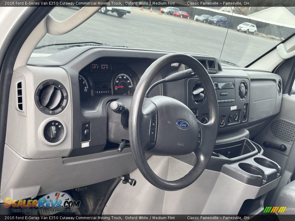 Dashboard of 2016 Ford E-Series Van E350 Cutaway Commercial Moving Truck Photo #2