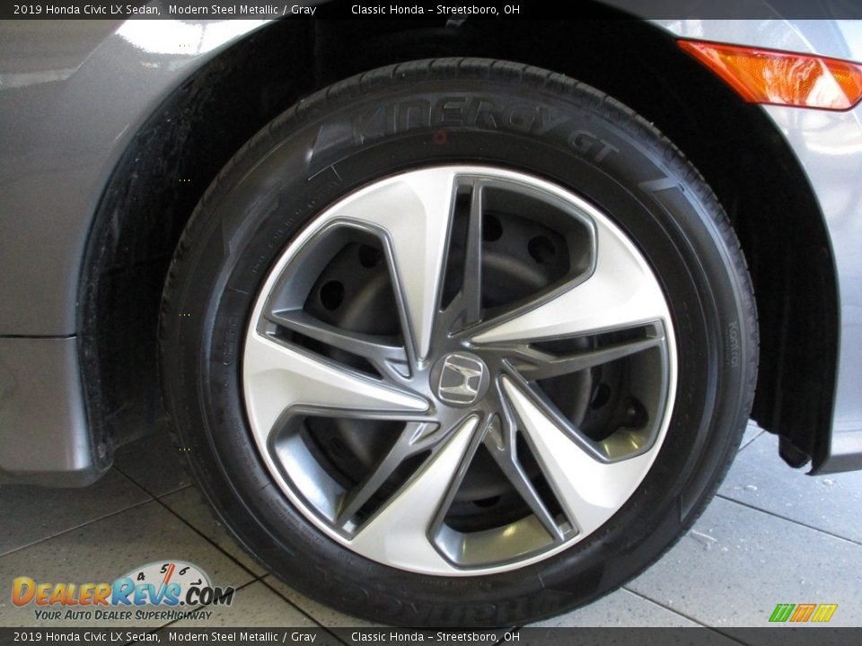 2019 Honda Civic LX Sedan Modern Steel Metallic / Gray Photo #5