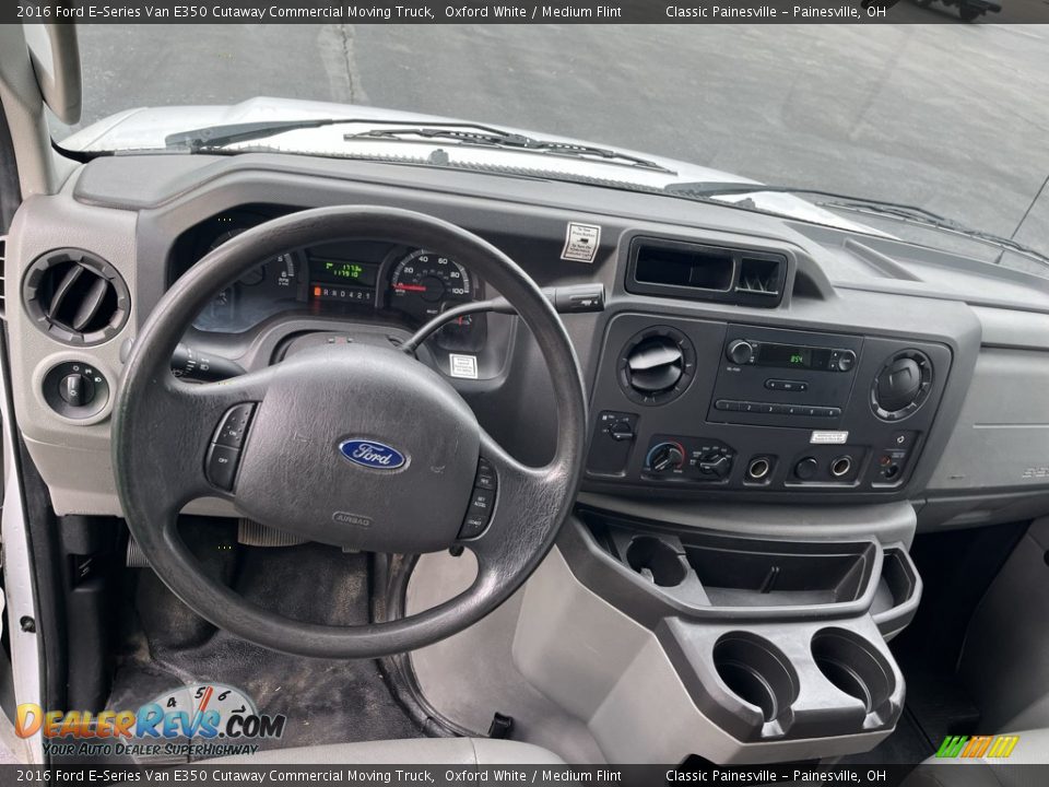 Dashboard of 2016 Ford E-Series Van E350 Cutaway Commercial Moving Truck Photo #9