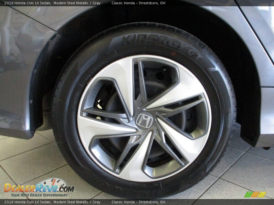 2019 Honda Civic LX Sedan Modern Steel Metallic / Gray Photo #6