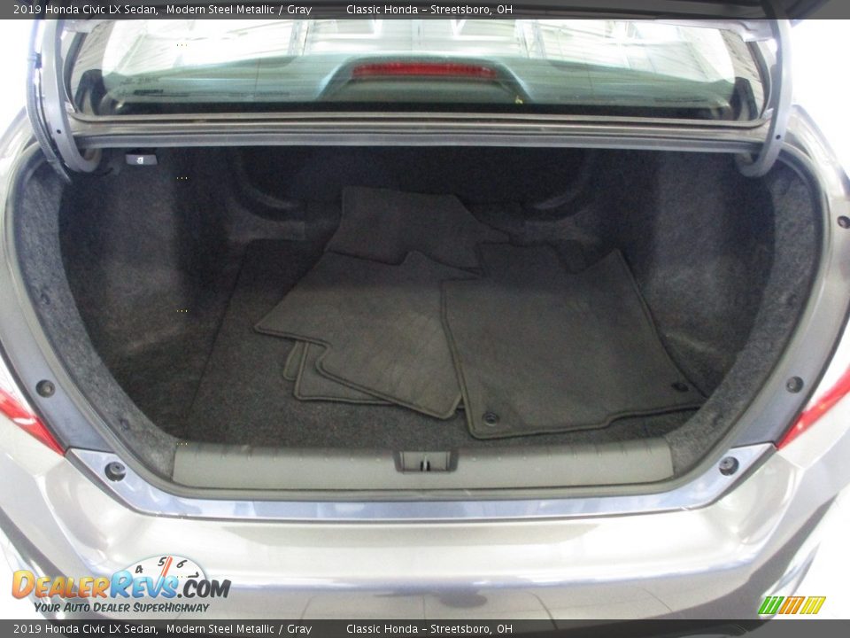 2019 Honda Civic LX Sedan Modern Steel Metallic / Gray Photo #14