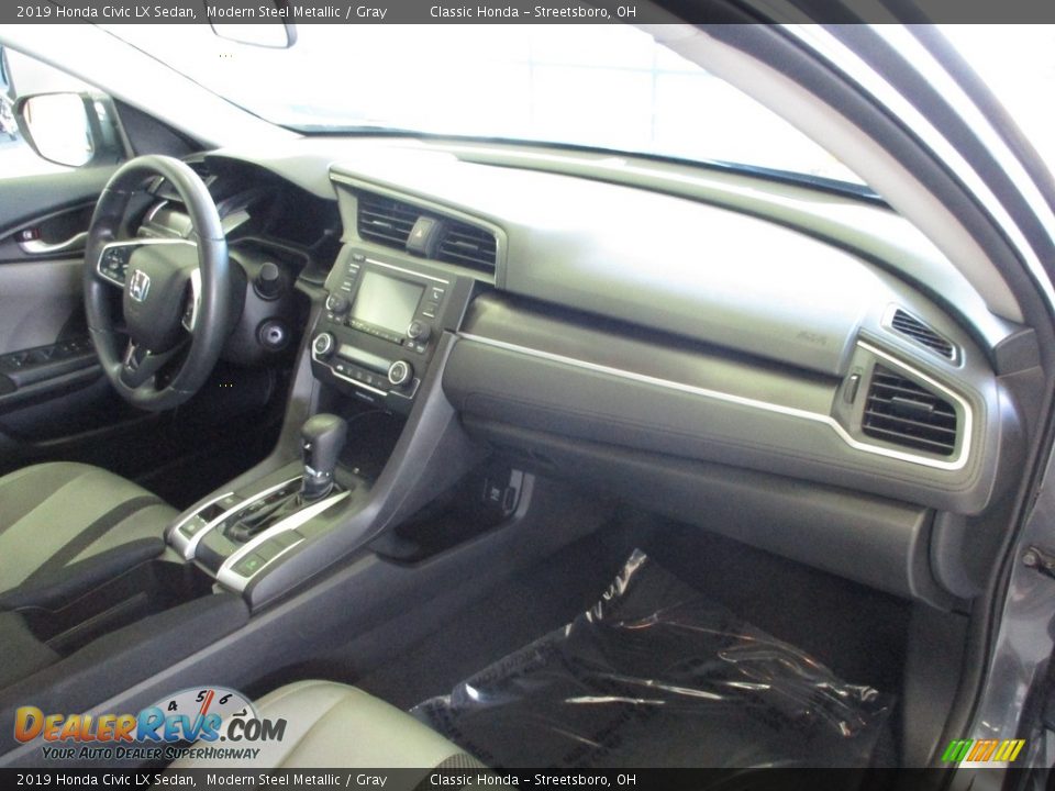 2019 Honda Civic LX Sedan Modern Steel Metallic / Gray Photo #19