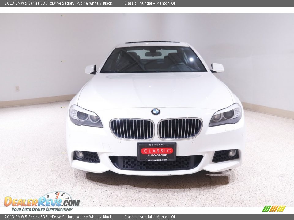 2013 BMW 5 Series 535i xDrive Sedan Alpine White / Black Photo #2