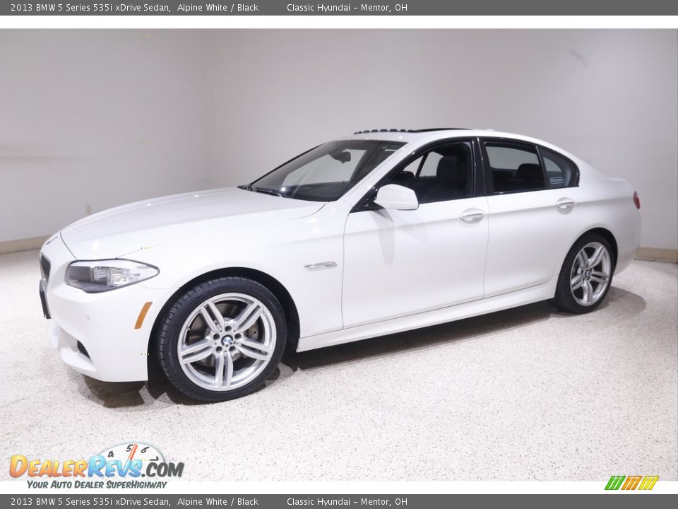 2013 BMW 5 Series 535i xDrive Sedan Alpine White / Black Photo #3