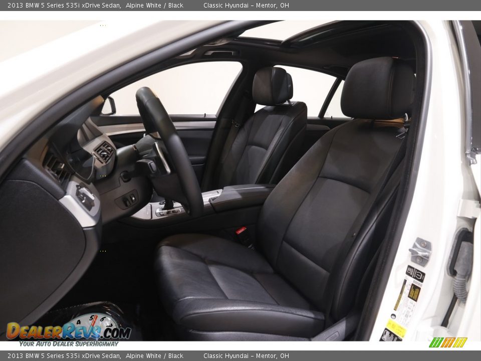 2013 BMW 5 Series 535i xDrive Sedan Alpine White / Black Photo #5