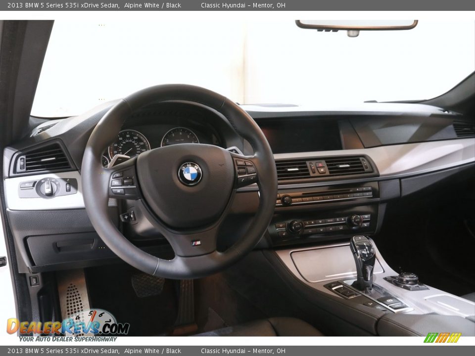 2013 BMW 5 Series 535i xDrive Sedan Alpine White / Black Photo #6