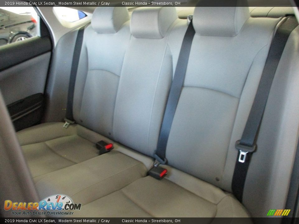 2019 Honda Civic LX Sedan Modern Steel Metallic / Gray Photo #25
