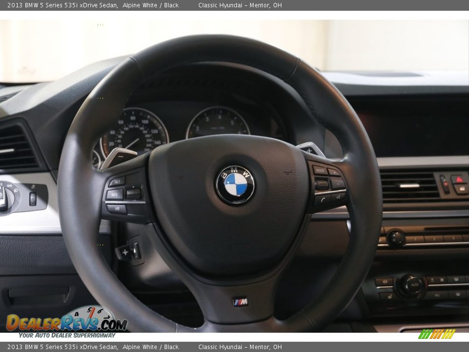 2013 BMW 5 Series 535i xDrive Sedan Alpine White / Black Photo #7