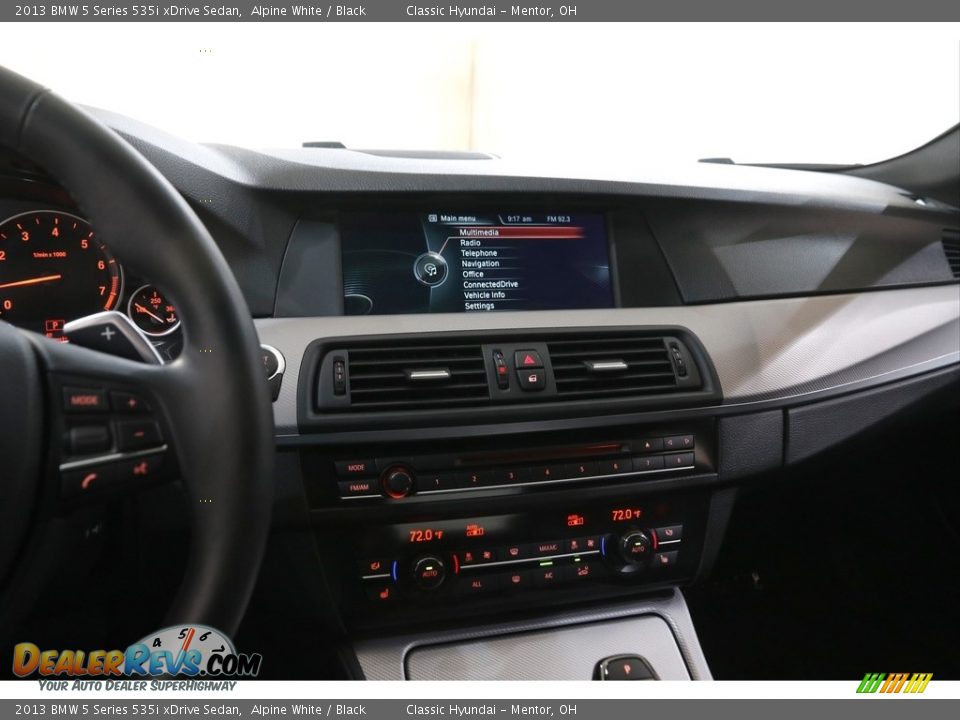 2013 BMW 5 Series 535i xDrive Sedan Alpine White / Black Photo #9