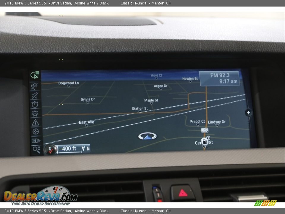 2013 BMW 5 Series 535i xDrive Sedan Alpine White / Black Photo #10