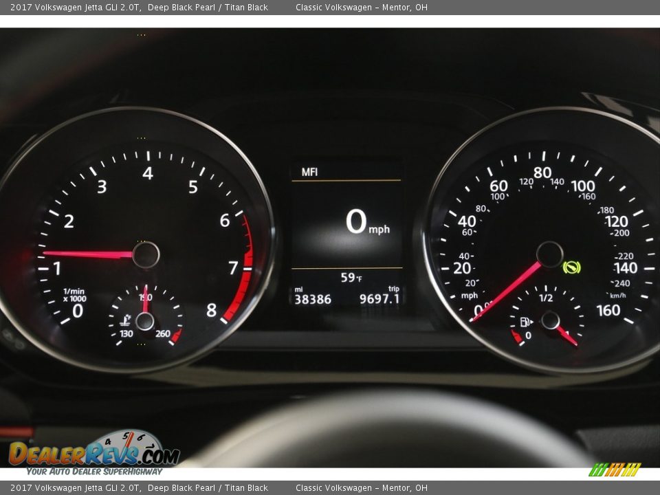 2017 Volkswagen Jetta GLI 2.0T Gauges Photo #8