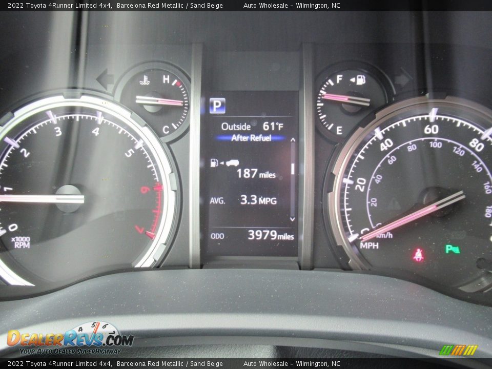 2022 Toyota 4Runner Limited 4x4 Gauges Photo #16