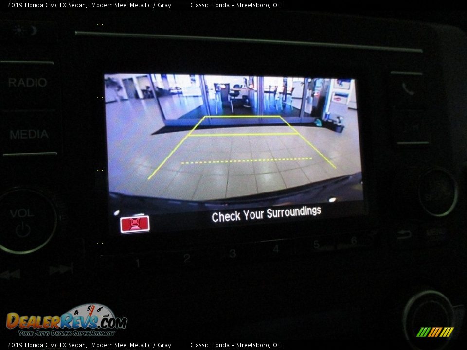 2019 Honda Civic LX Sedan Modern Steel Metallic / Gray Photo #36