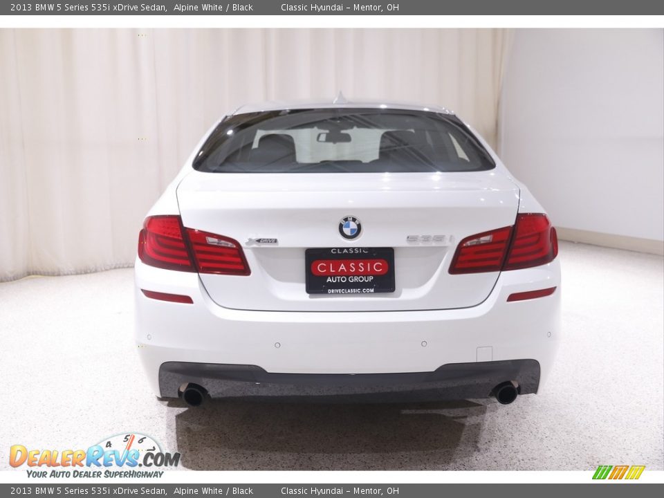 2013 BMW 5 Series 535i xDrive Sedan Alpine White / Black Photo #21