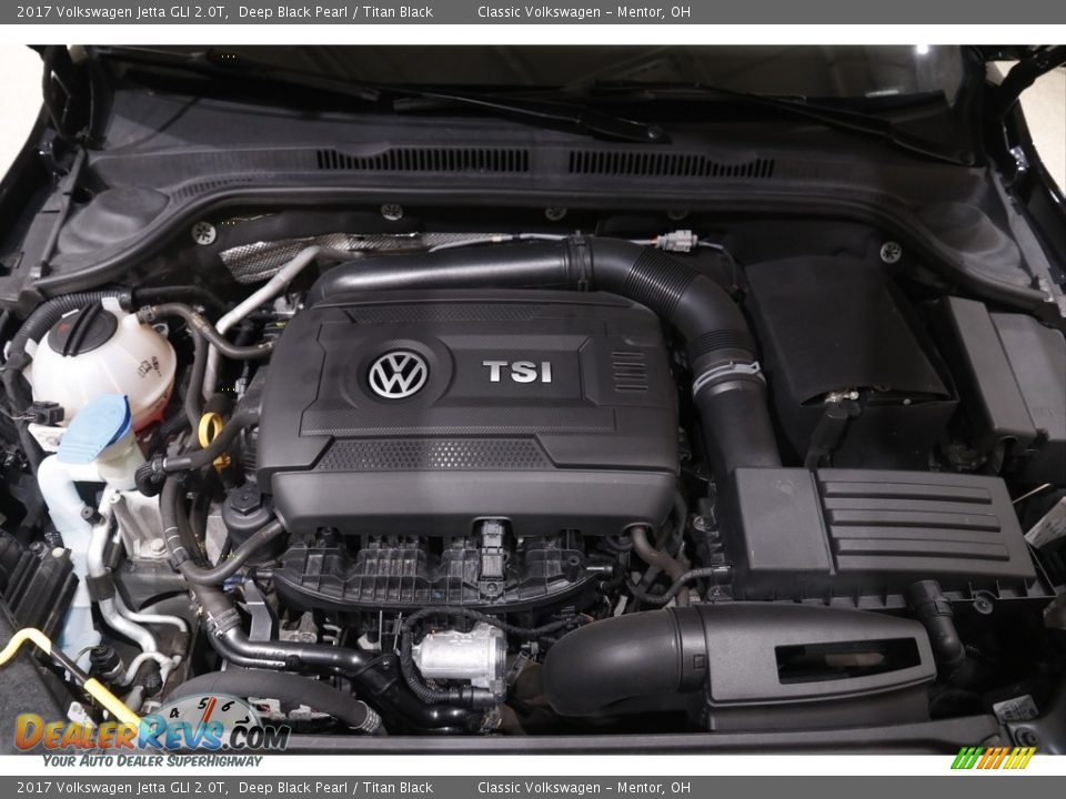 2017 Volkswagen Jetta GLI 2.0T Deep Black Pearl / Titan Black Photo #19