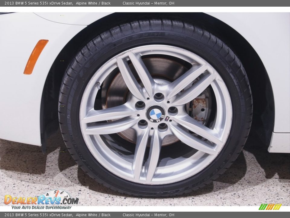 2013 BMW 5 Series 535i xDrive Sedan Alpine White / Black Photo #23