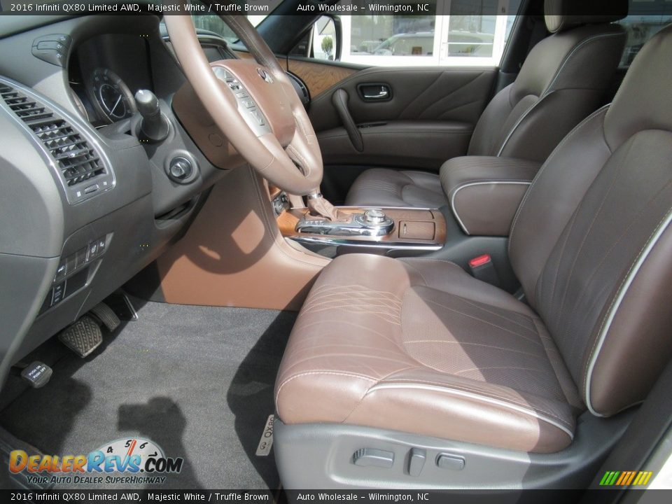 Truffle Brown Interior - 2016 Infiniti QX80 Limited AWD Photo #10