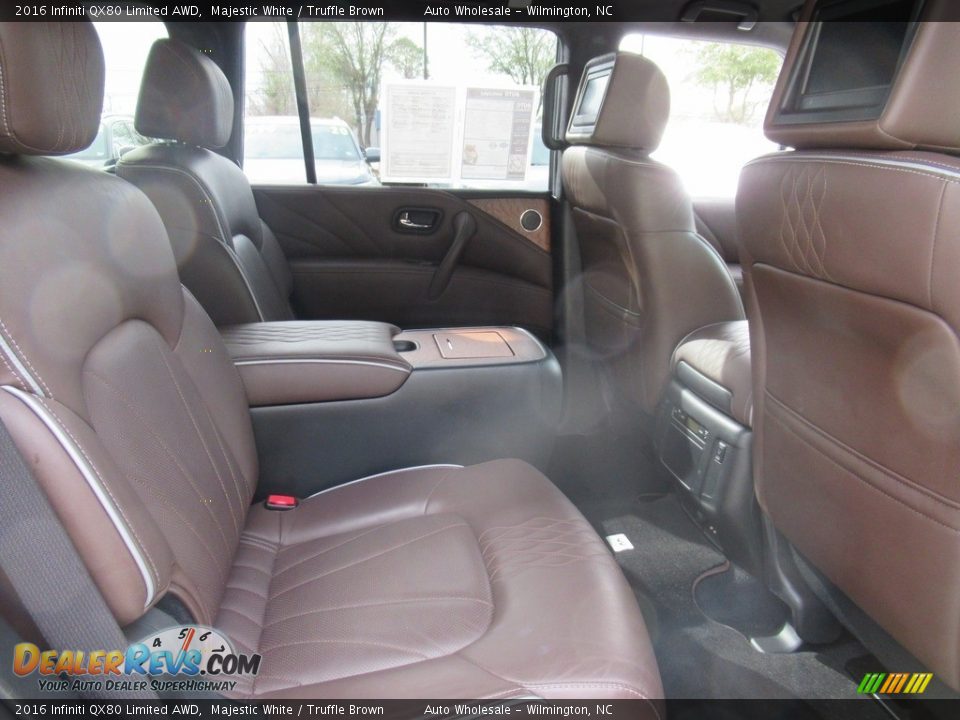 Rear Seat of 2016 Infiniti QX80 Limited AWD Photo #14