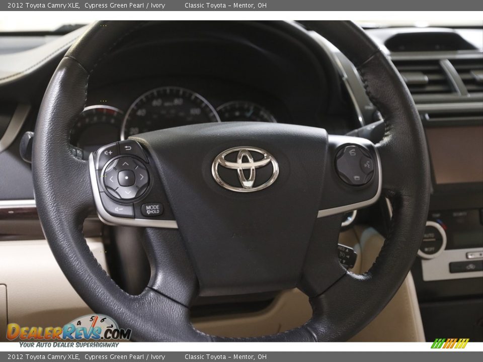 2012 Toyota Camry XLE Cypress Green Pearl / Ivory Photo #7