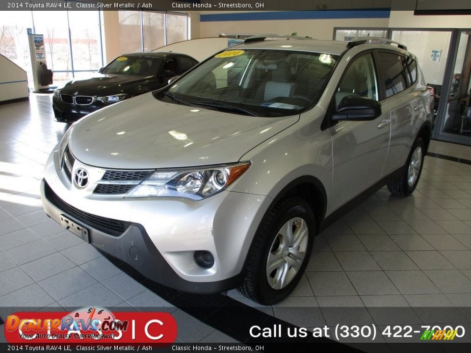 2014 Toyota RAV4 LE Classic Silver Metallic / Ash Photo #1