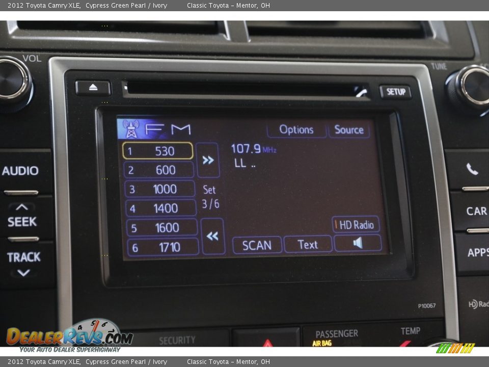 2012 Toyota Camry XLE Cypress Green Pearl / Ivory Photo #10