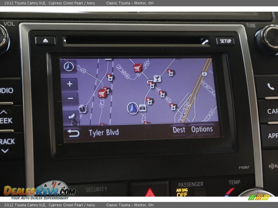 2012 Toyota Camry XLE Cypress Green Pearl / Ivory Photo #12
