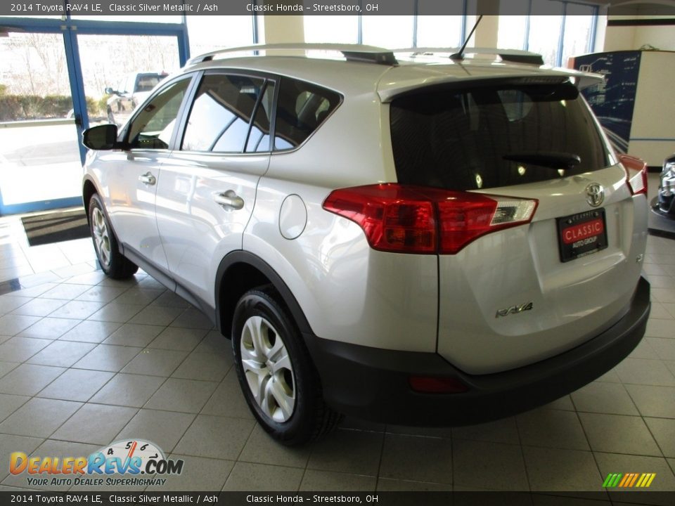 2014 Toyota RAV4 LE Classic Silver Metallic / Ash Photo #9