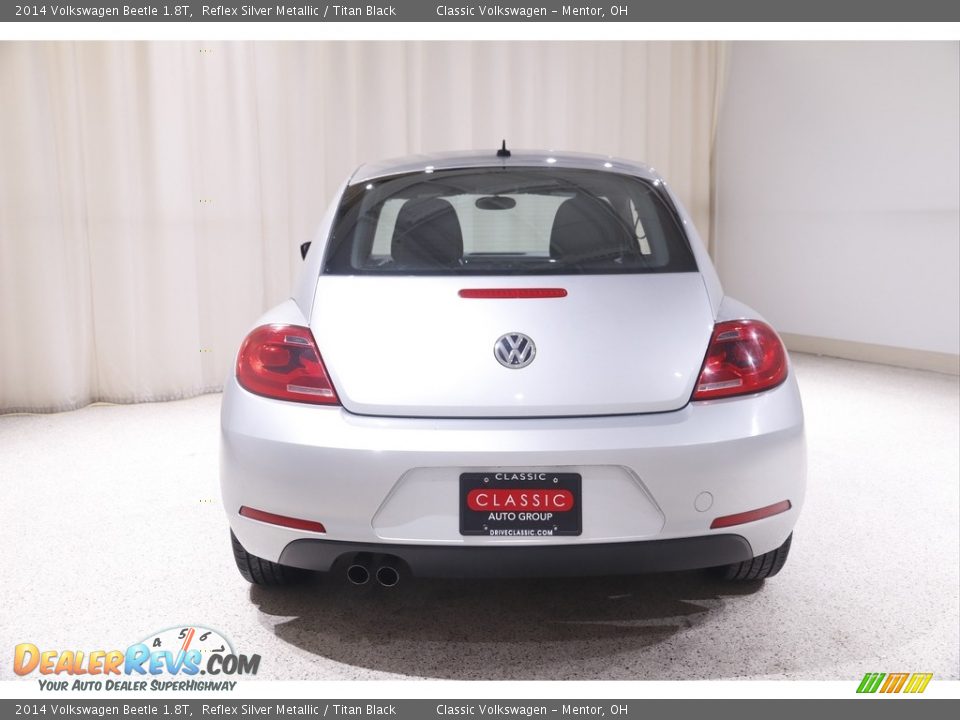 2014 Volkswagen Beetle 1.8T Reflex Silver Metallic / Titan Black Photo #14