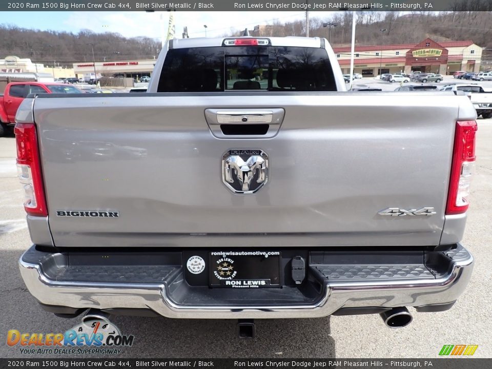 2020 Ram 1500 Big Horn Crew Cab 4x4 Billet Silver Metallic / Black Photo #4