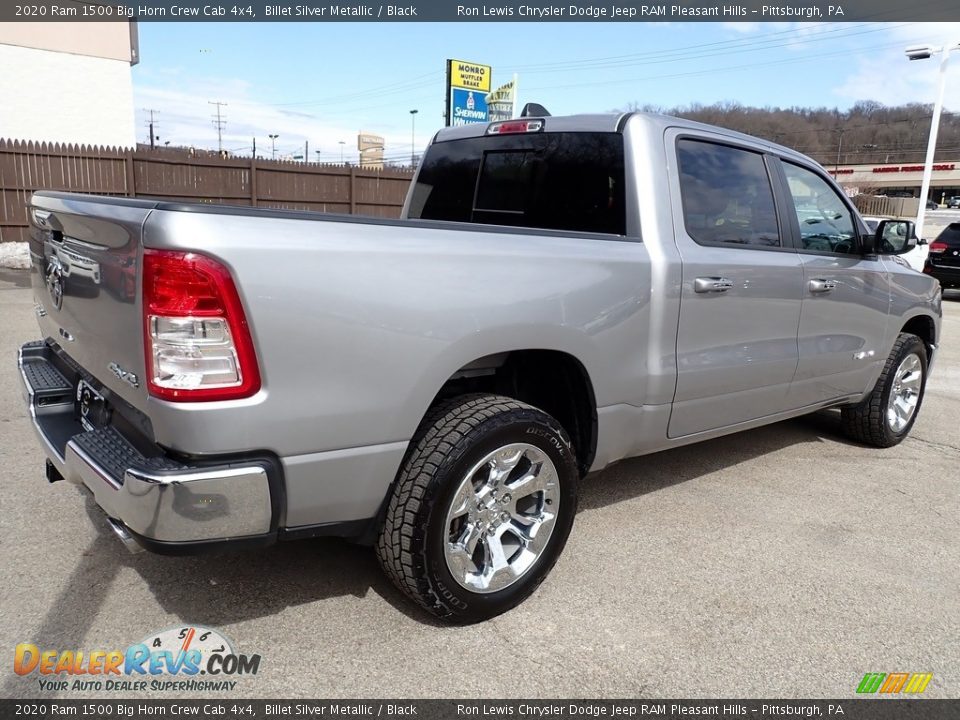 2020 Ram 1500 Big Horn Crew Cab 4x4 Billet Silver Metallic / Black Photo #5