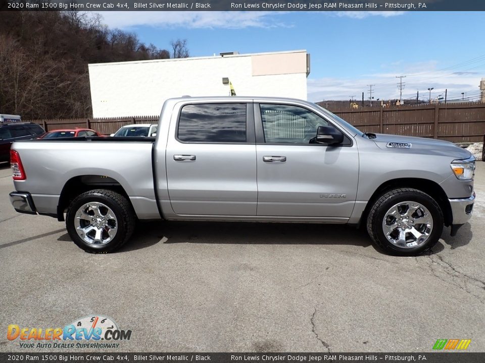 2020 Ram 1500 Big Horn Crew Cab 4x4 Billet Silver Metallic / Black Photo #6