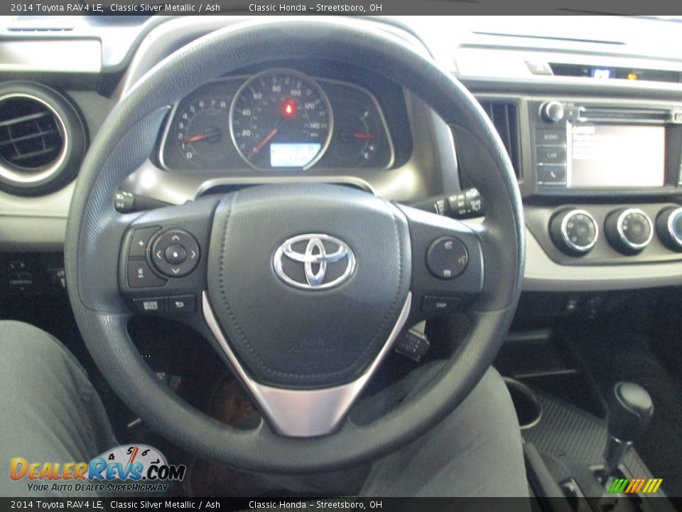 2014 Toyota RAV4 LE Classic Silver Metallic / Ash Photo #29