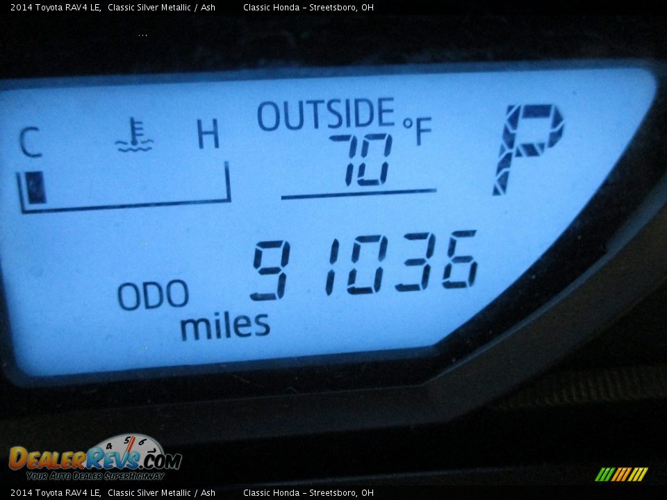 2014 Toyota RAV4 LE Classic Silver Metallic / Ash Photo #30