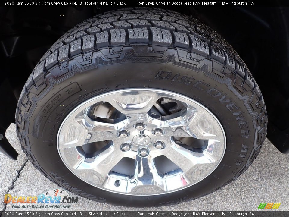 2020 Ram 1500 Big Horn Crew Cab 4x4 Billet Silver Metallic / Black Photo #9