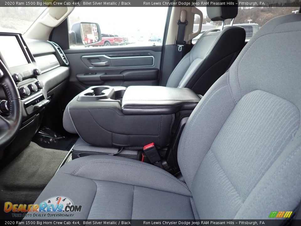 2020 Ram 1500 Big Horn Crew Cab 4x4 Billet Silver Metallic / Black Photo #10