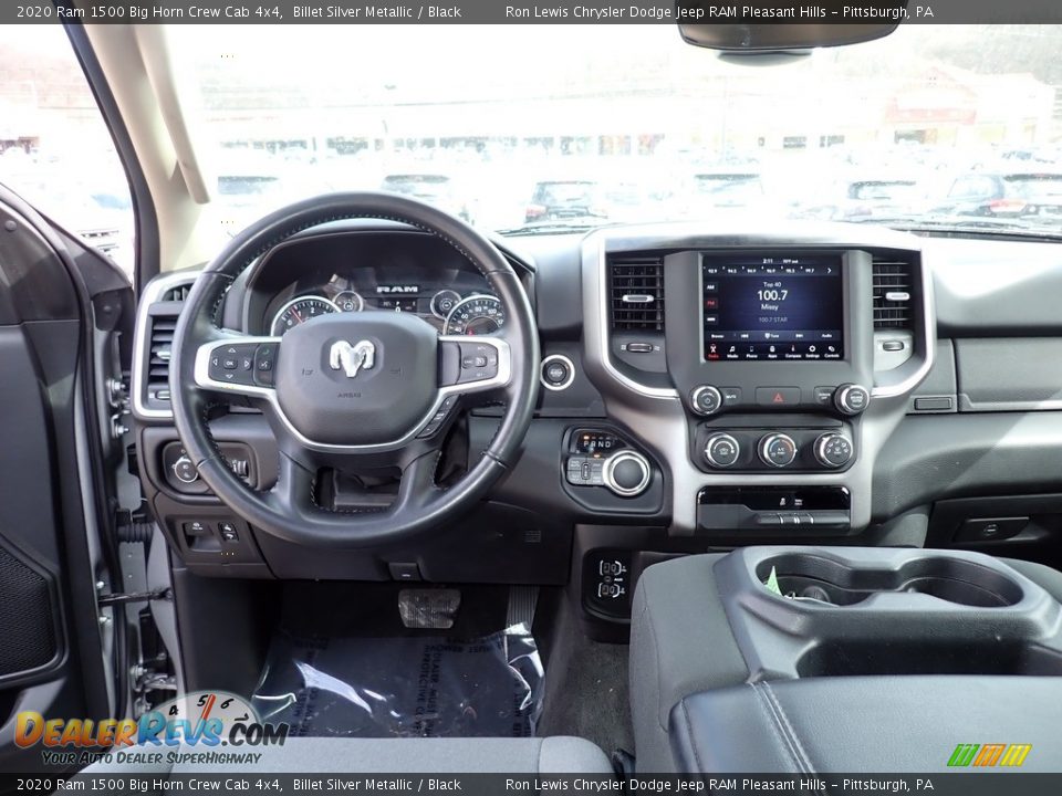 2020 Ram 1500 Big Horn Crew Cab 4x4 Billet Silver Metallic / Black Photo #12