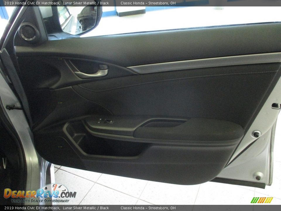 2019 Honda Civic EX Hatchback Lunar Silver Metallic / Black Photo #14