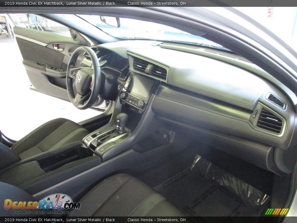 2019 Honda Civic EX Hatchback Lunar Silver Metallic / Black Photo #15