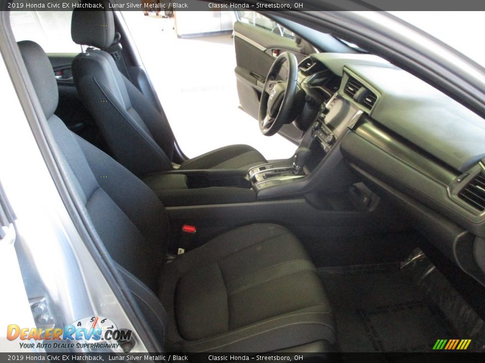 2019 Honda Civic EX Hatchback Lunar Silver Metallic / Black Photo #16