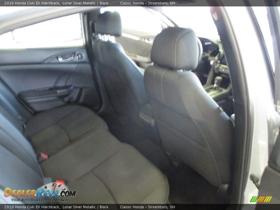 2019 Honda Civic EX Hatchback Lunar Silver Metallic / Black Photo #19