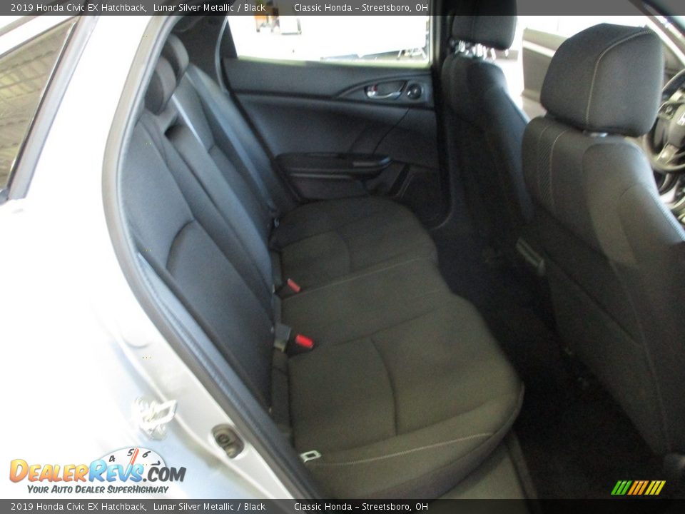 2019 Honda Civic EX Hatchback Lunar Silver Metallic / Black Photo #20
